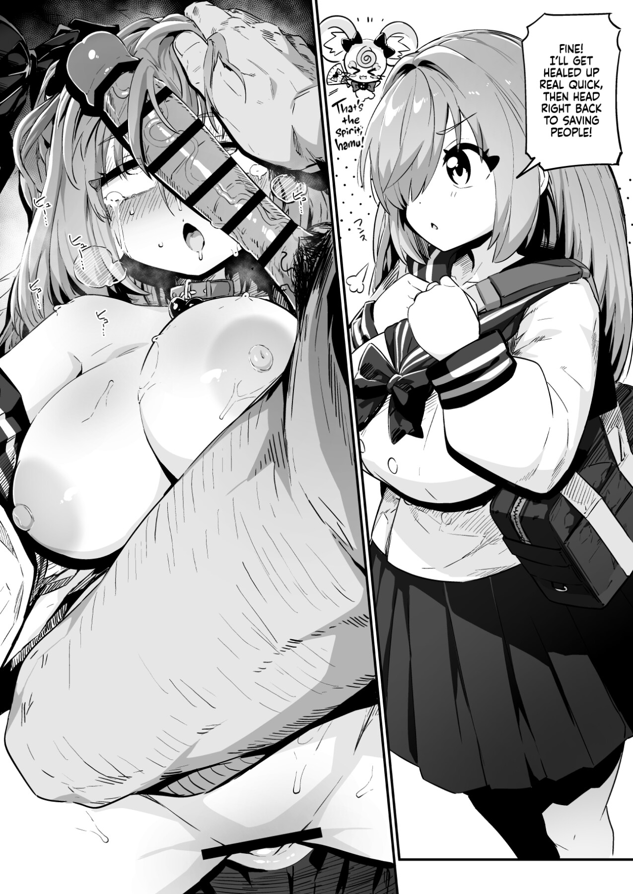 Hentai Manga Comic-Healing (Breaking) a Magical Girl - Only Oji-san Can Cure Her Wounds!-Read-9